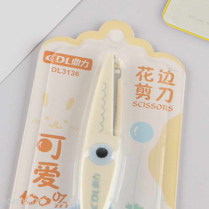 Most popular plastic school office paper scissors wholesale