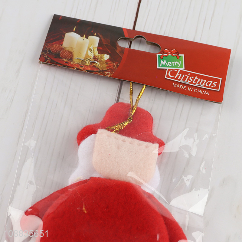 Hot sale santa claus christmas hanging ornaments for decoration