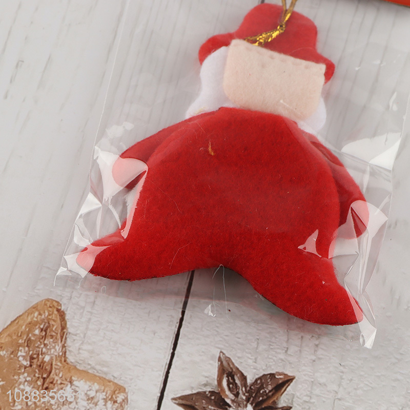 Hot sale santa claus christmas hanging ornaments for decoration