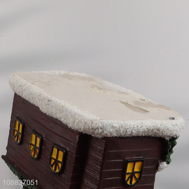 New product resin Christmas village scene house Christmas gifts