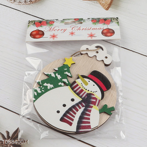 Good Quality Painted Wooden Slices for Christmas Tree Decoration