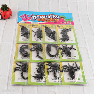 New Product 12 Pieces Strechy Sticky Toy Sticky Animals