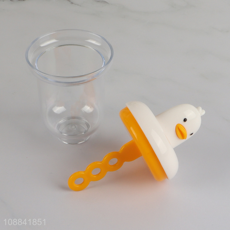 Most popular plastic cartoon duck ice pop mould for sale