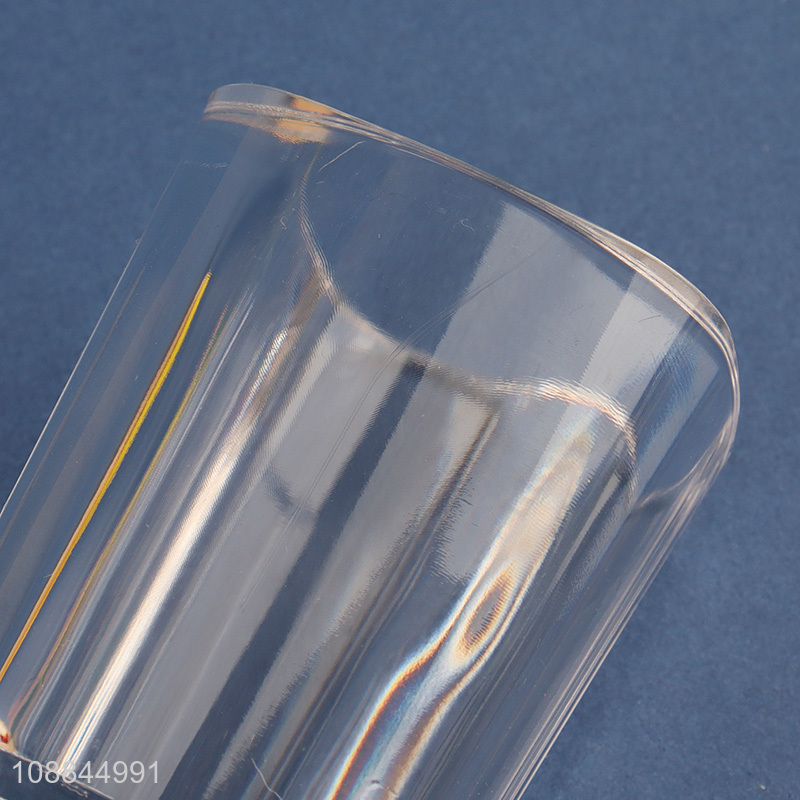 Good Quality Clear Thick Reusable Acrylic Whiskey Glasses