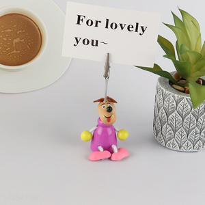 China wholesale cartoon desktop name card holder for office