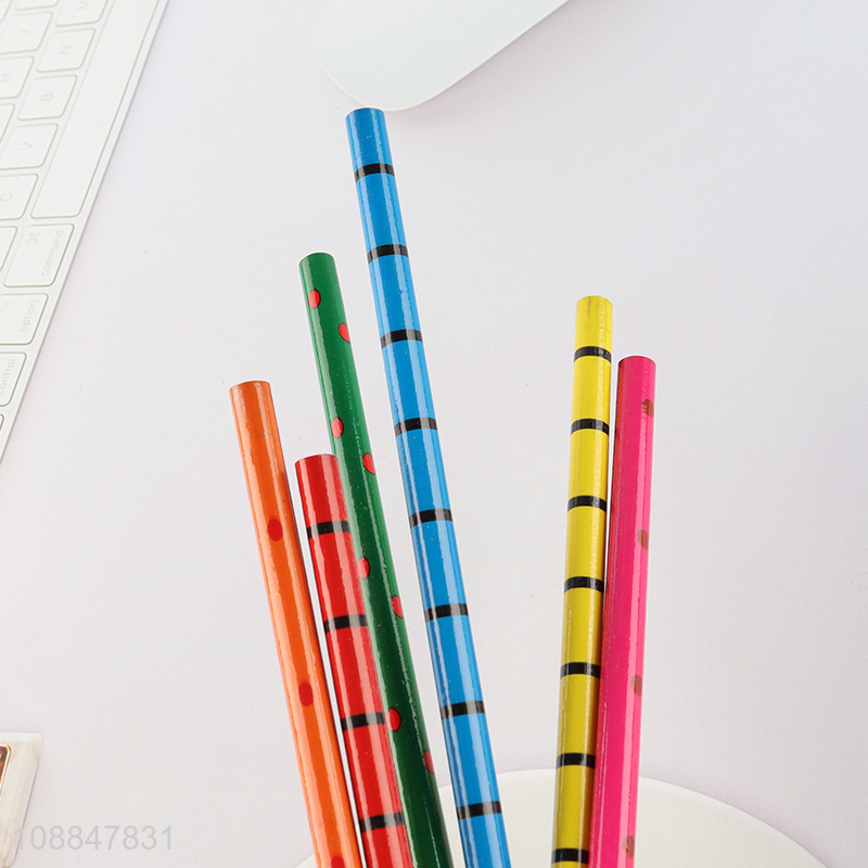 Factory Price Colorful Pencils with Cute Cartoon Toppers