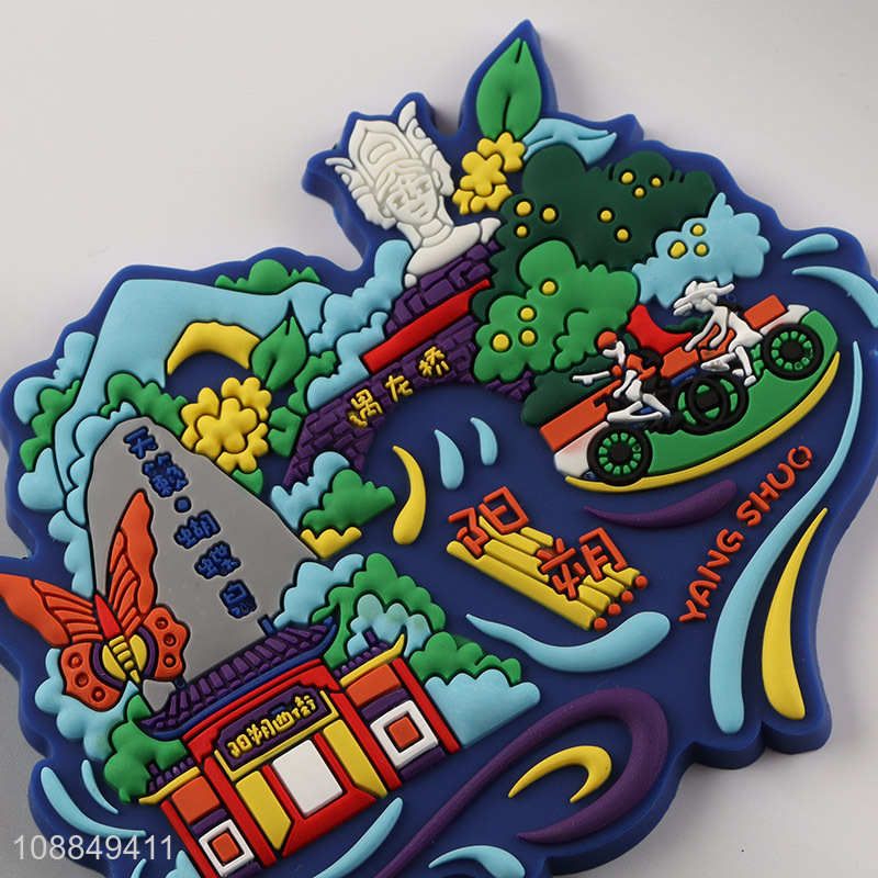 Hot Selling PVC Fridge Magnets Tourism Souvenir for Home Decoration