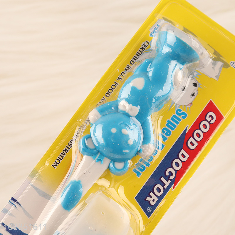 Hot selling cartoon children toothbrush manual kids toothbrush