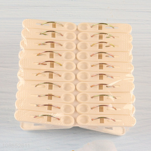 Wholesale 20pcs plastic clothes pegs durable laundry clothes pins