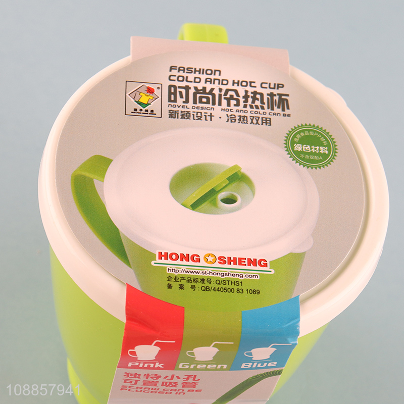 China Imports BPA Free Plastic Cup with Lid for Hot Cold Water