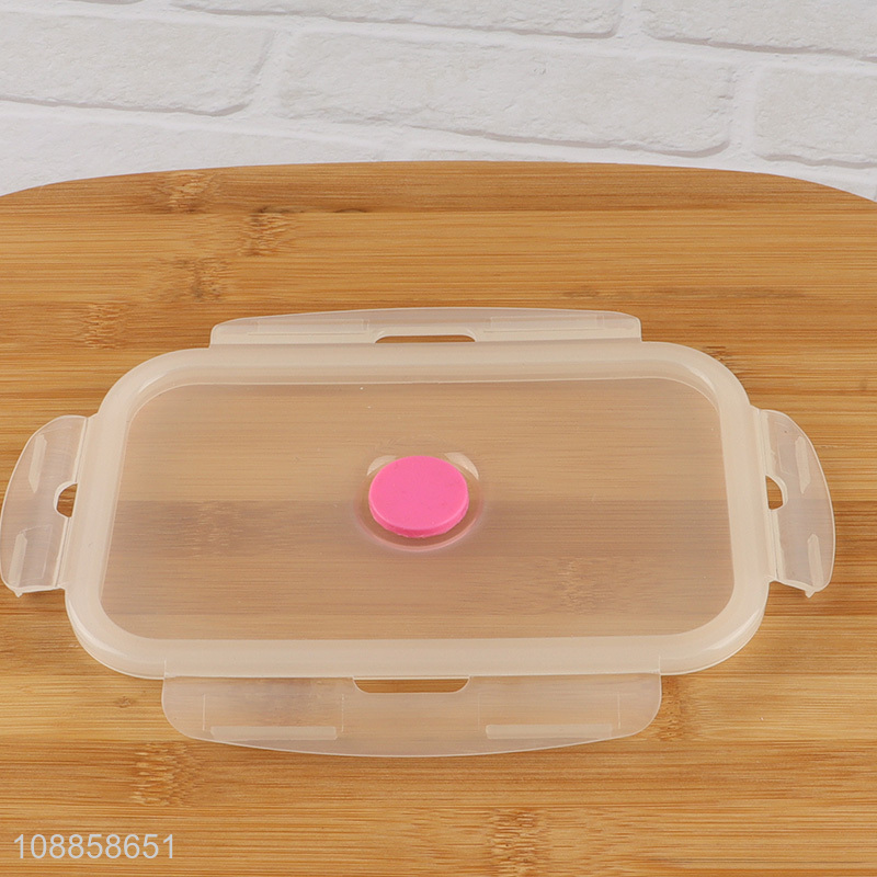 Good quality silicone folding food container lunch box for sale
