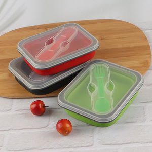 Good selling multicolor silicone lunch box bento box wholesale