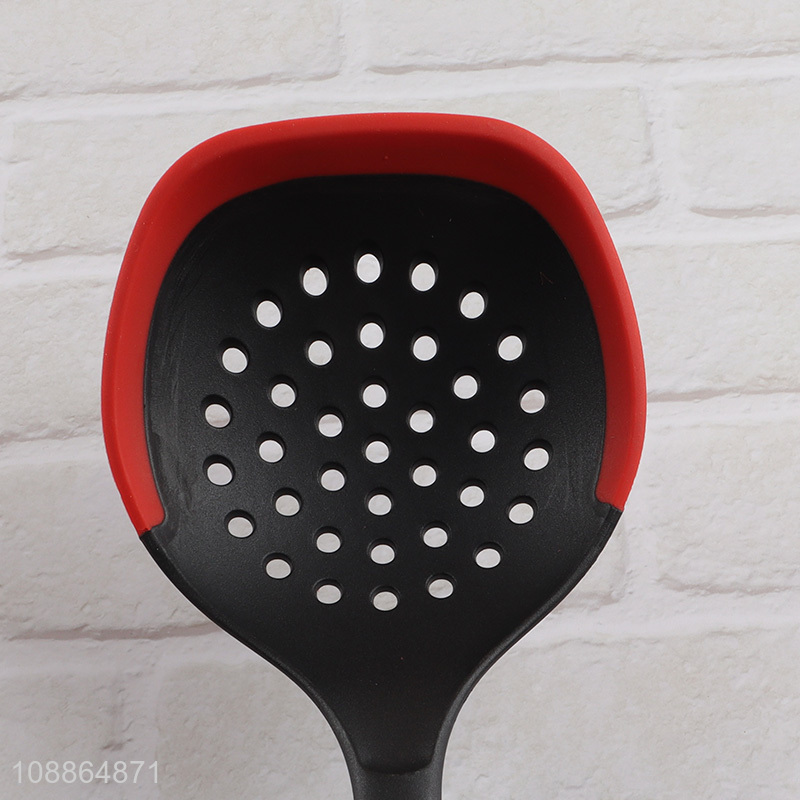 Wholesale silicone skimmer strainer slotted spoon kitchen cooking utensils