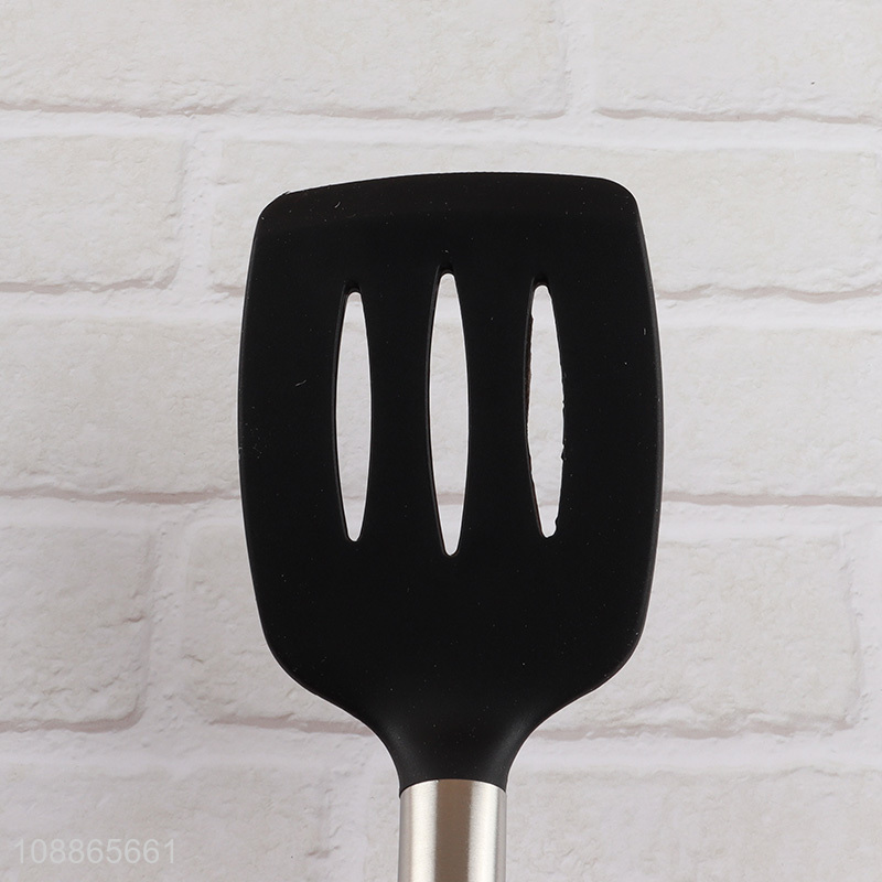 China imports heat resistant silicone slotted spatula turner for pancake