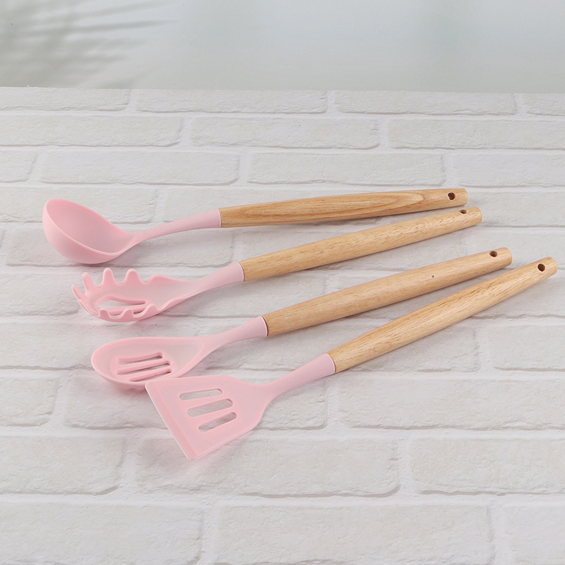 Hot sale 12-piece heat resistant non-stick silicone cooking utensils set