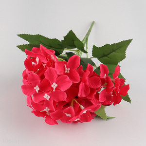 Good selling natural artificial hydrangea fake flower for decoration