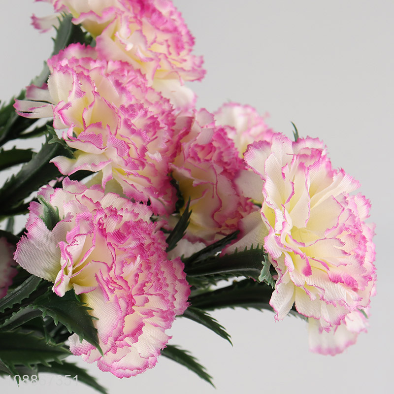 Online wholesale multicolor natural artificial carnation flower