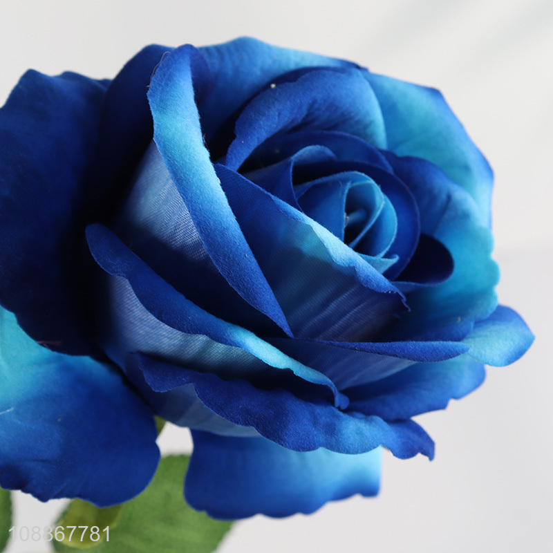 Top products blue artificial rose flower fake flower
