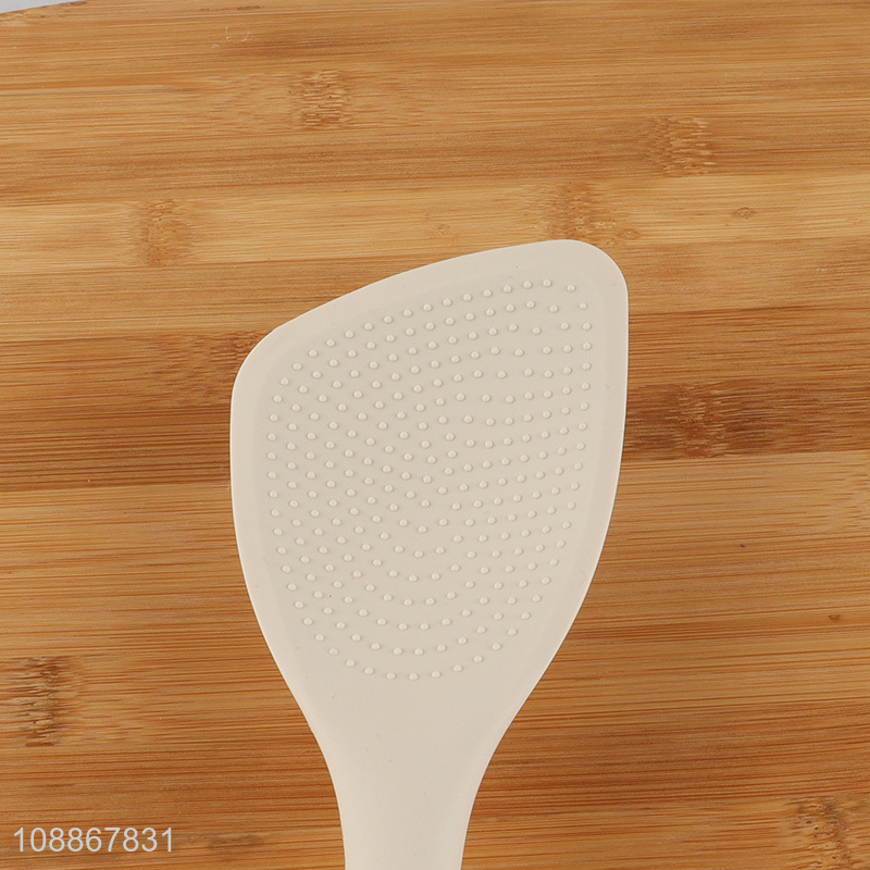 Online wholesale heat resistant non-stick silicone rice spoon rice paddle