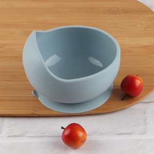 Good quality silicone baby feeding bowl with suction cup for toddlers