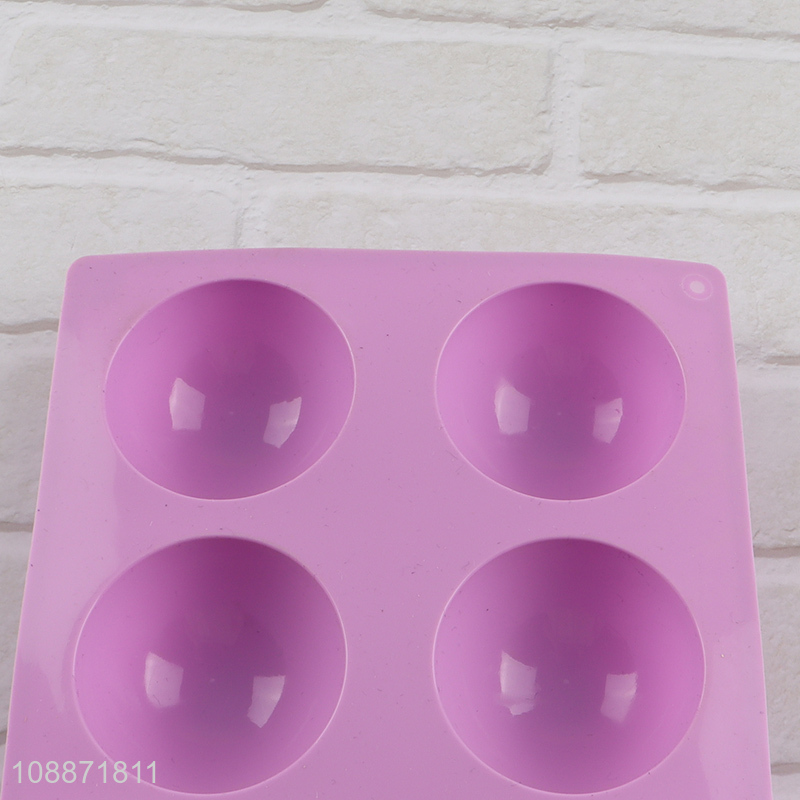 Good quality 8-cavity semi sphere silicone cake molds for making jelly