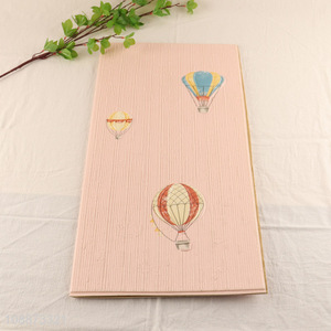 New arrival pink hot air balloon home decoration wall paper wall sticker