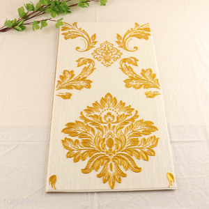 New arrival golden luxury style 3d wallpaper wall sticker for sale