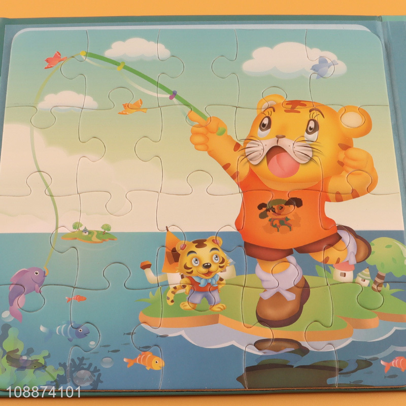 Wholesale Magnetic Jigsaw Puzzle Book Travel Puzzle Game Toy