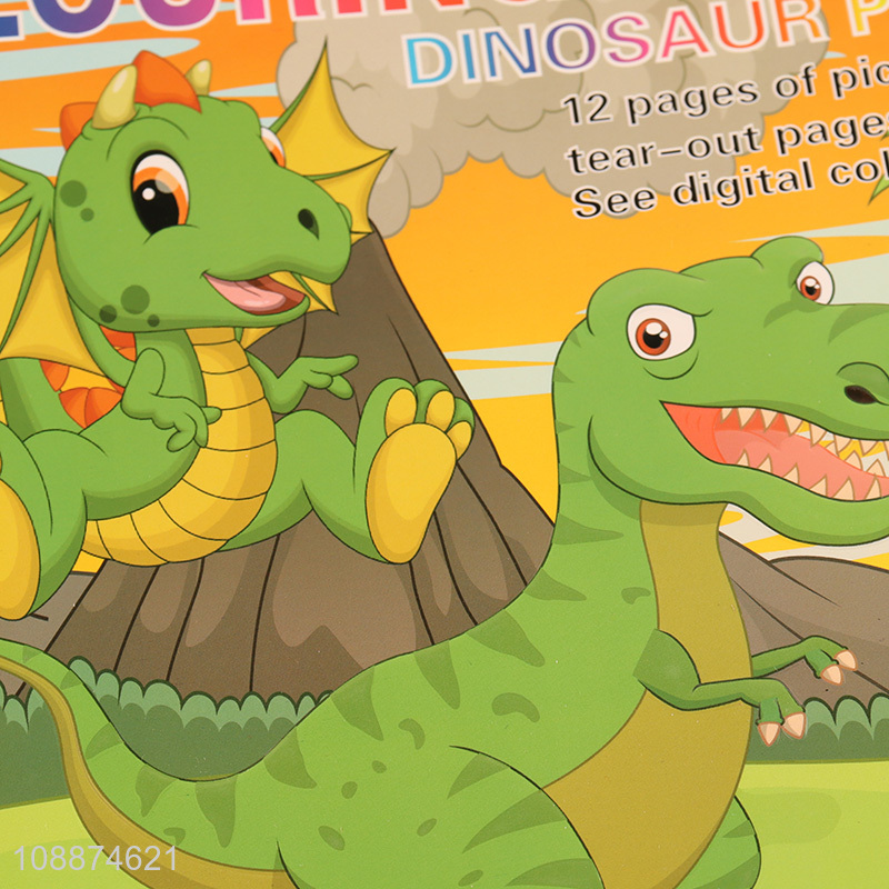 Top quality dinosaur park children colouring book