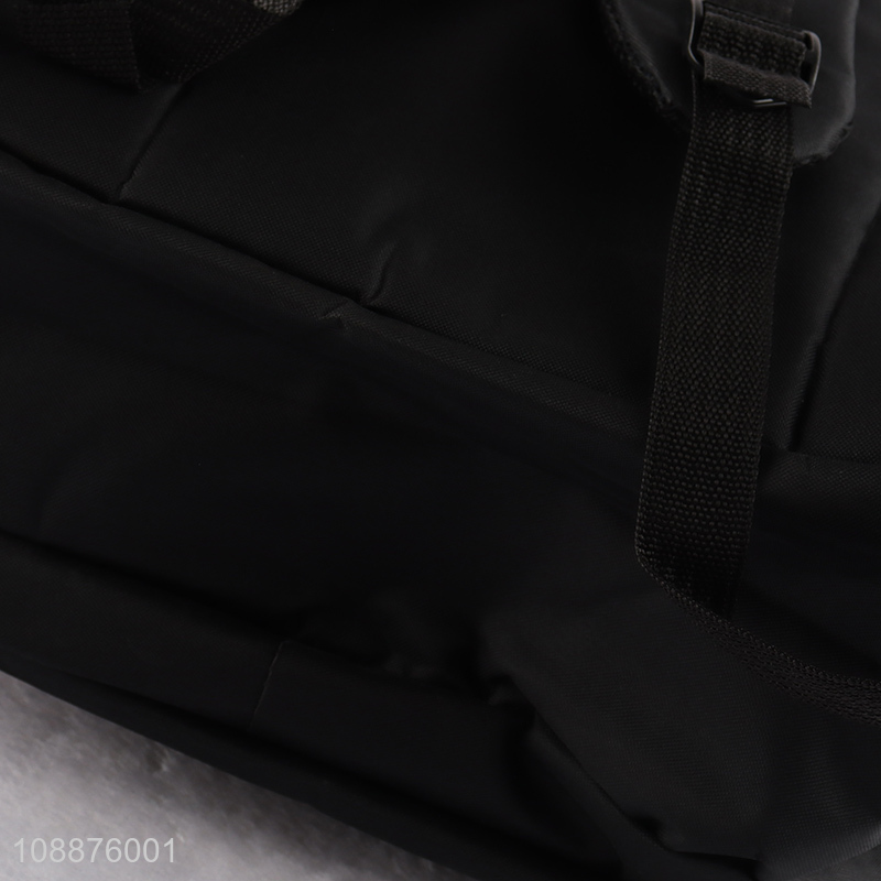 Hot items black polyester men casual sports backpack waterproof bag
