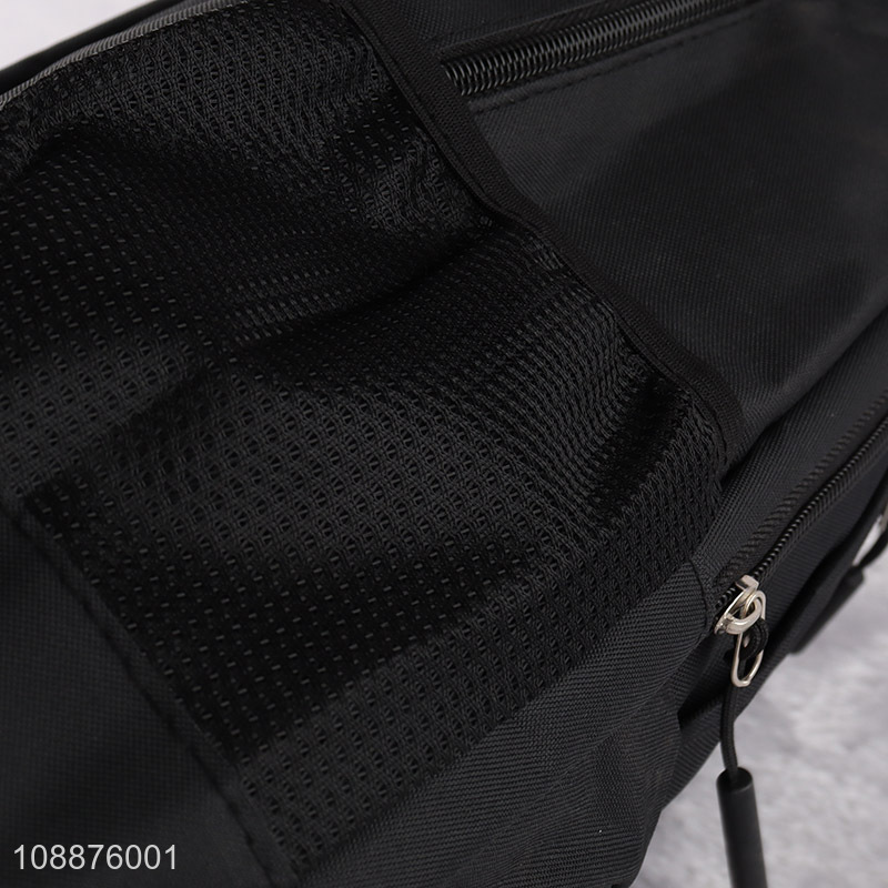 Hot items black polyester men casual sports backpack waterproof bag