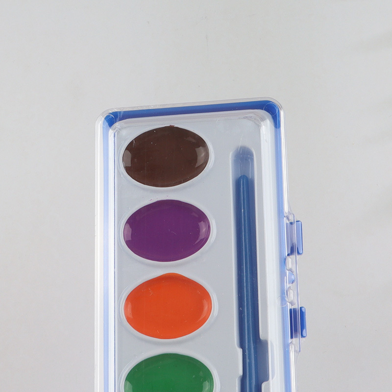 Good Quality 24X9 Washable Watercolour Paints with Brush for Kids and Adults