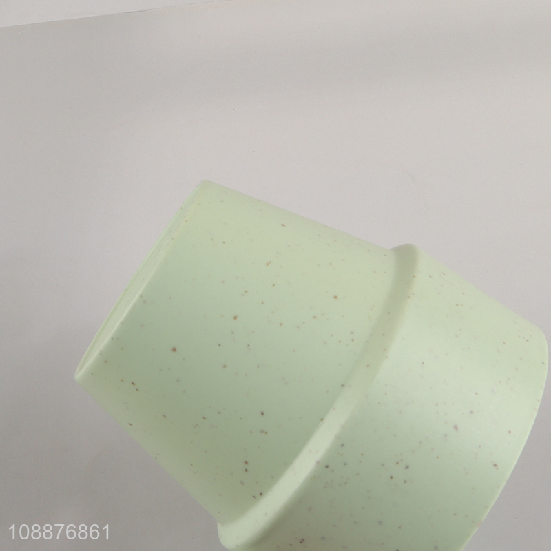 High Quality Wheat Straw Plastic Water Cup Plastic Mouthwash Cup