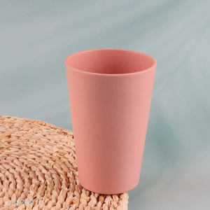 Good Price Durable Wheat Straw Plastic Water Cup Bathroom Tumbler