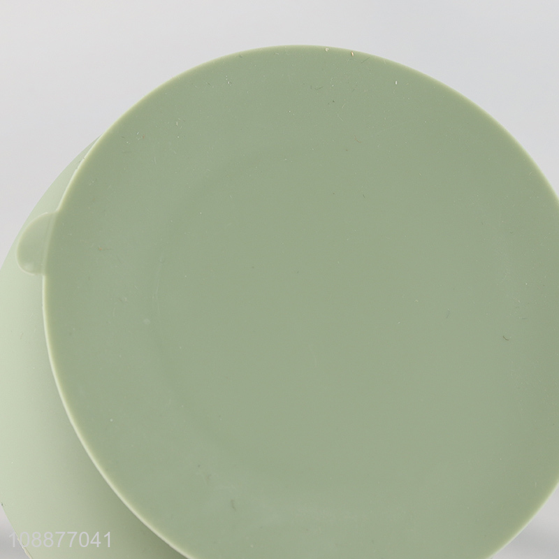 China factory green food grade silicone baby tableware bowl