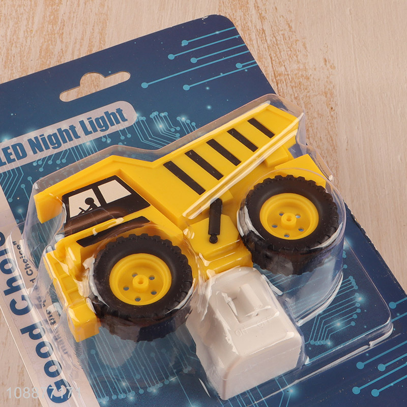 New arrival cartoon truck plug-in dusk-to-dawn led night light