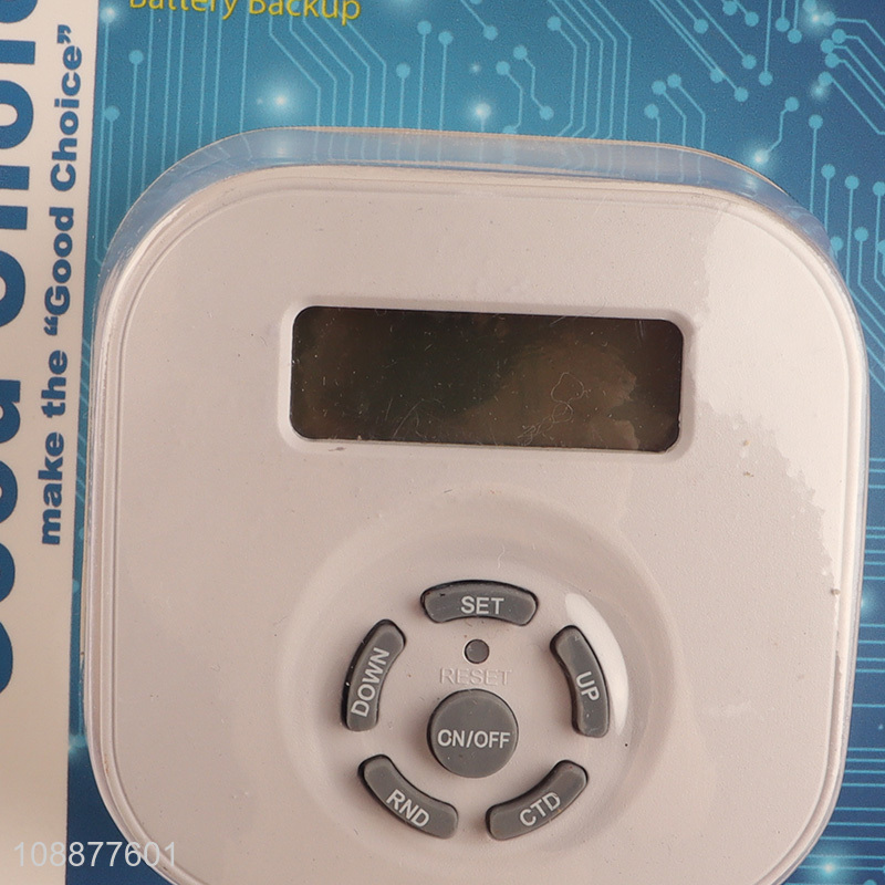 High Quality Indoor Digital Timer with 1 Outlet for Home Kitchen