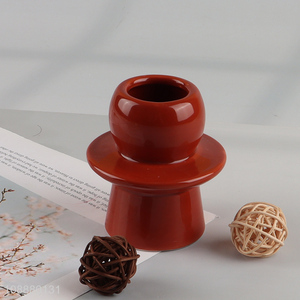 Good Quality Ceramic Candle Holder Ceramic Taper Candlestick Holder