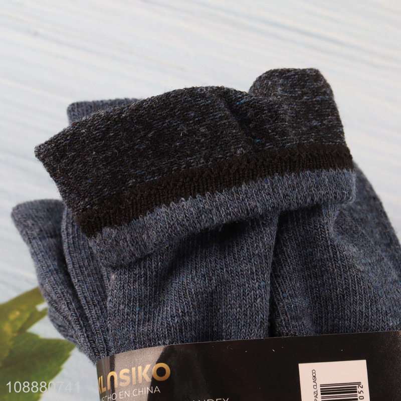 High quality 4pairs elastic breathable polyester men socks