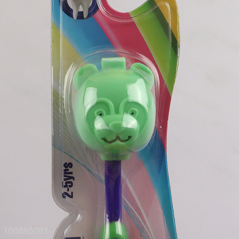 Good quality kids toothbrush cute soft bristles toothbrush for boys girls