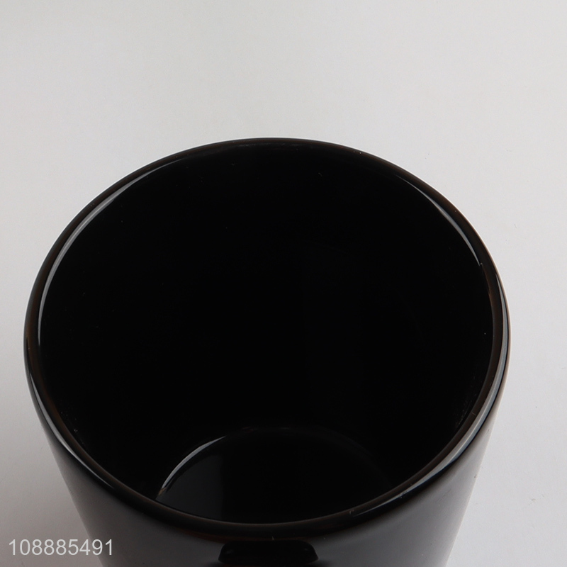 Hot selling glossy ceramic coffee mug tea cup with handle