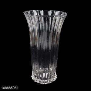 Best selling clear glass hydroponic vase flower vase for home decor