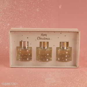Hot Selling 40ML*3 Christmas Reed Diffuser Set Aromatherapy Diffuser