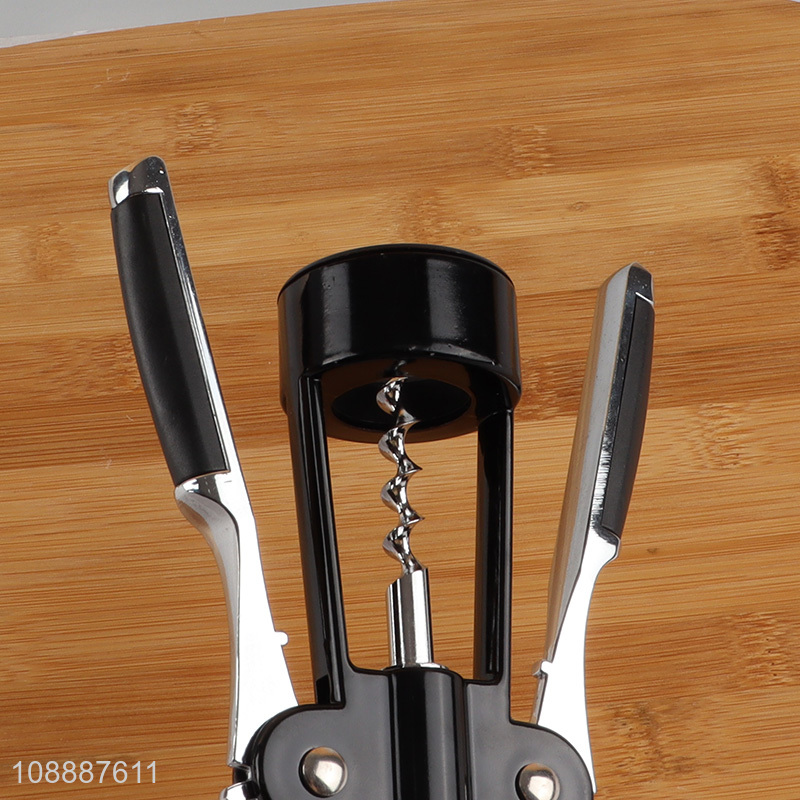 Hot selling heavy duty metal wing corkscrew wine bottle opener