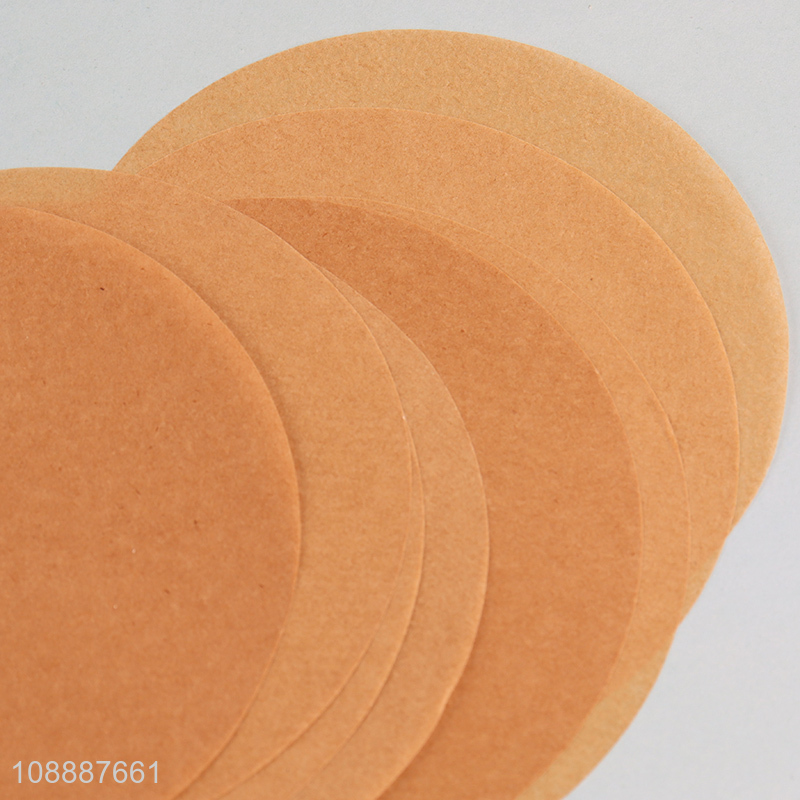 New product 500pcs round non-stick bamboo steamer liners parchment paper