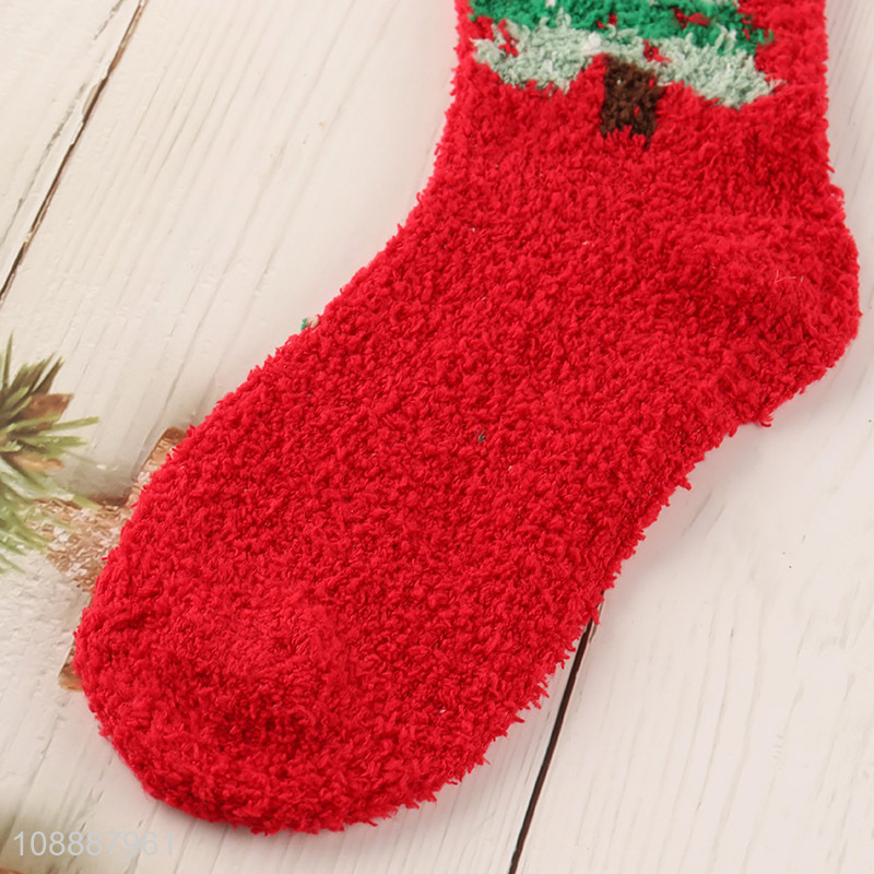 New arrival women winter socks Christmas holiday slipper socks