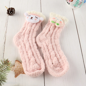 New arrival winter socks microfiber home sleeping slipper socks