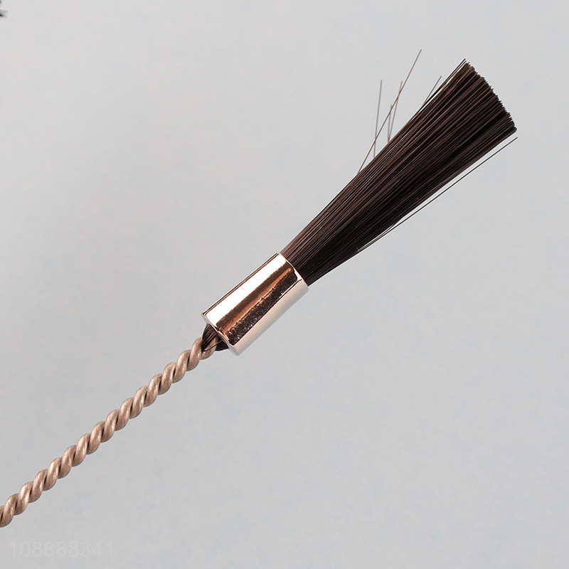 Factory price 3-piece nylon bristle cleaning brush kit for paint gun