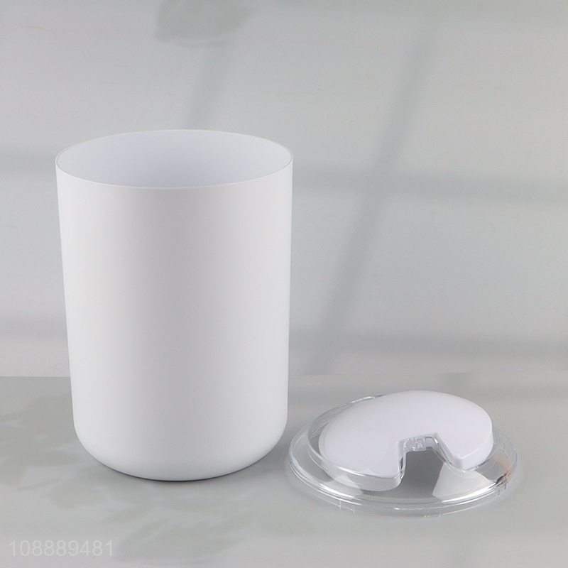 Hot products 6pcs white home bathroom set toilet brush liquid soap dispenser