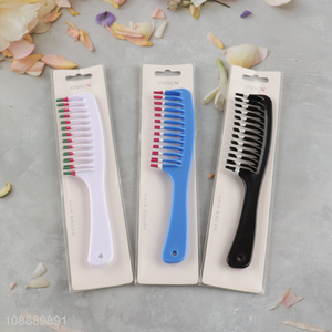 High quality wide toothed detangling comb heat resistant comb